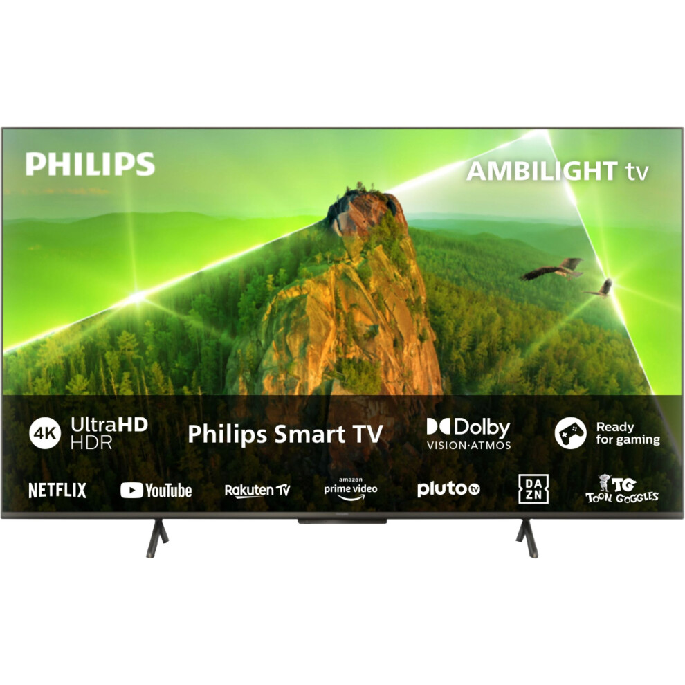 Philips Ambilight 55" 4K Ultra HD Smart Ambilight TV - 55PUS8108 