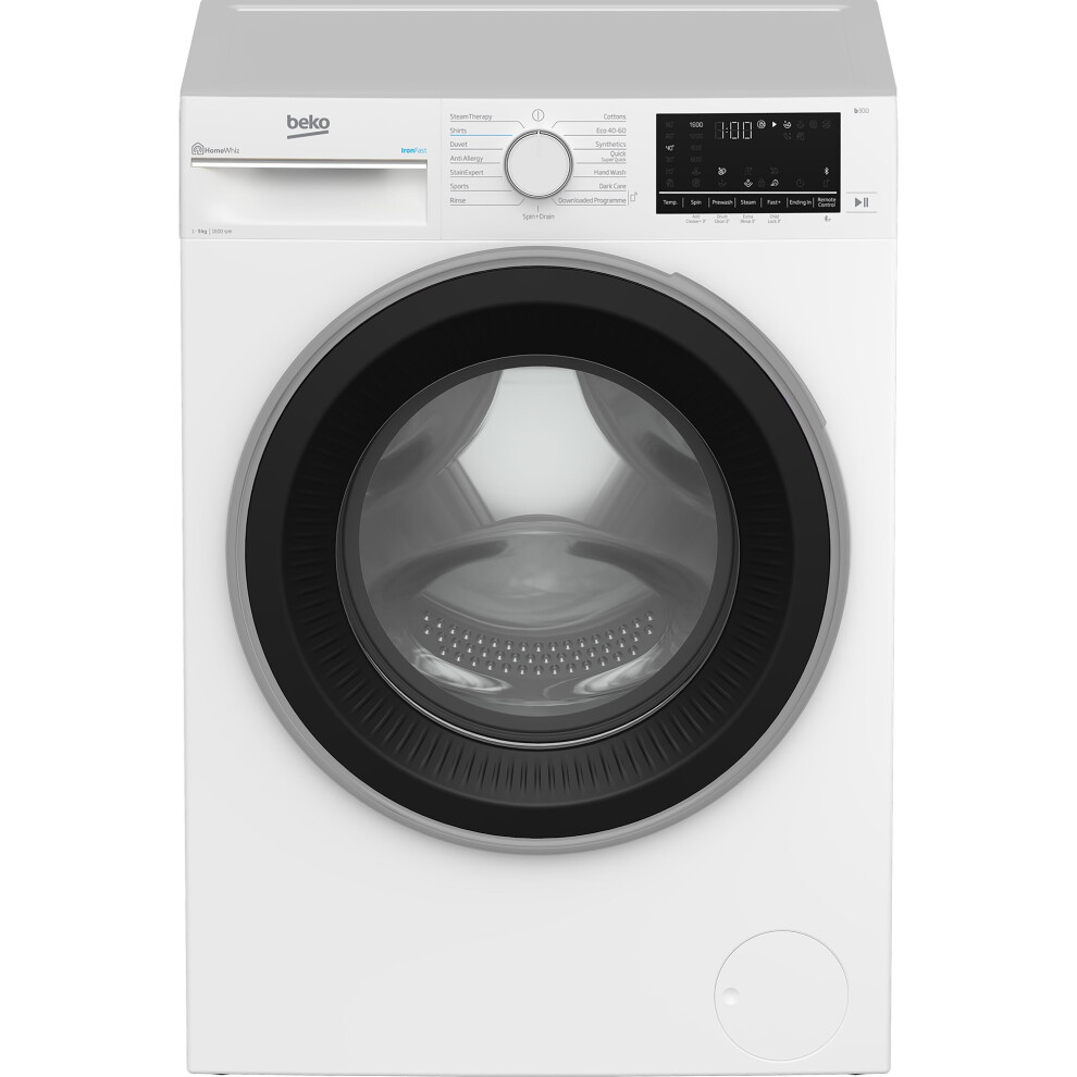 Beko B3W5961IW 9Kg Washing Machine 1600 RPM A Rated White 1600 RPM