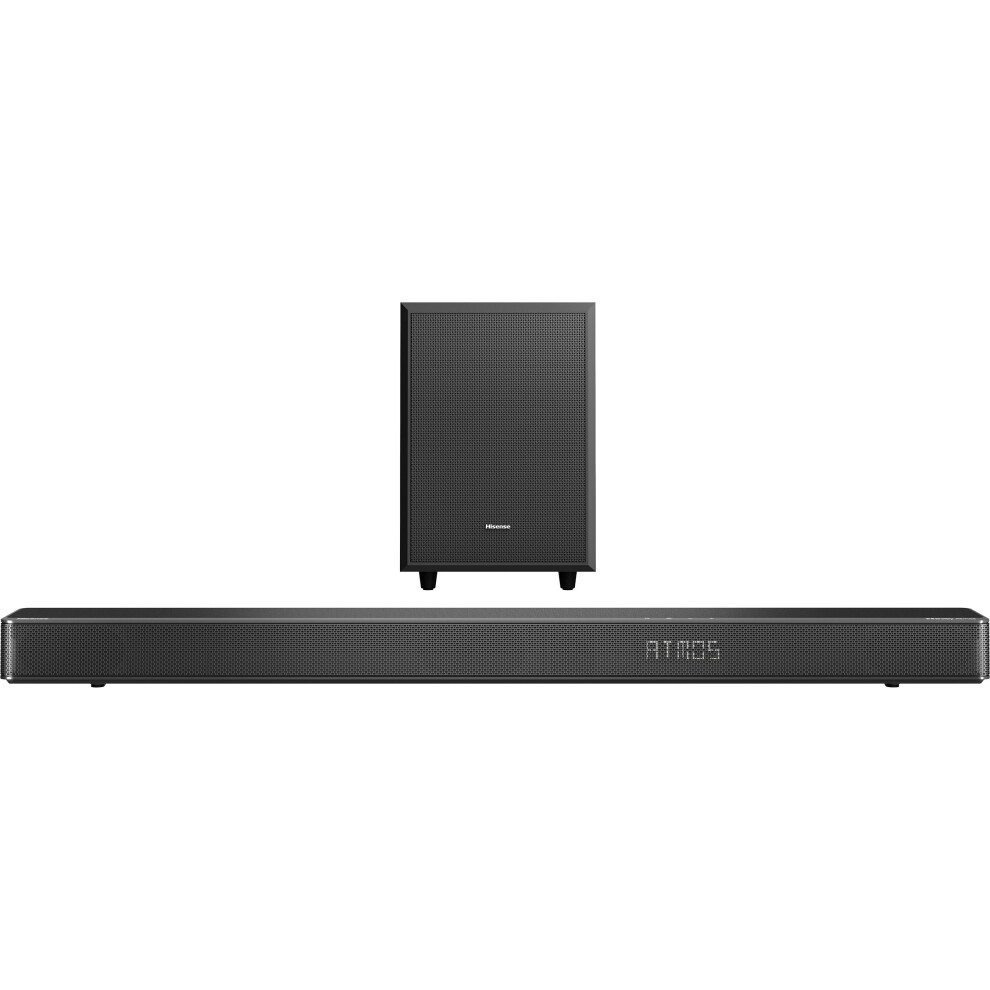 Hisense AX3120G Bluetooth 3.1.2 Soundbar,with Yes Subwoofer - Black