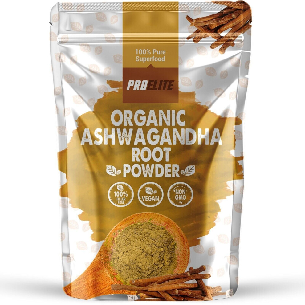 Proelite (1Kg) Ashwagandha Root Powder Organic Indian Ginseng