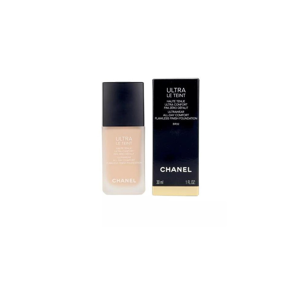 Chanel Ultra Le Teint 1 Oz Fluide Ultrawear Flawless Finish Foundation #Br32