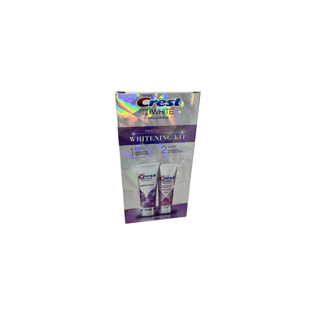 Crest 3D White Brillance 2 Step Toothpaste Kit Toothpaste & Accelerator SEE DATES