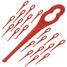 Red Plastic Blades for Garden Gear G0705 D9531 Strimmer Trimmer x 20