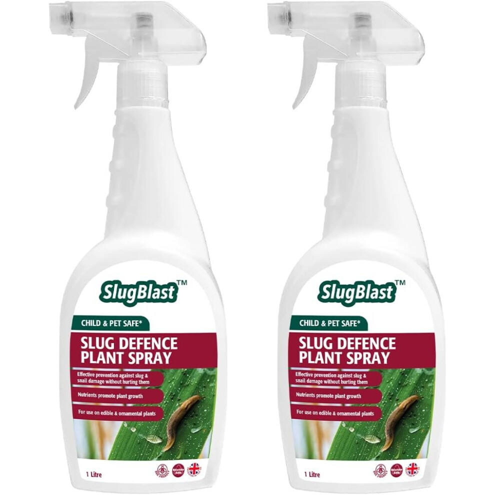 Enviro-works SlugBlast Slug Defence Plant Spray 2 x 1L