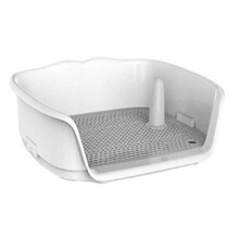Dog Training Toilet, Dog Potty Fence, Dog Toilet Puppy Dog Potty Tray, Puppy Pad Holder with Removable for Dogs and Cats