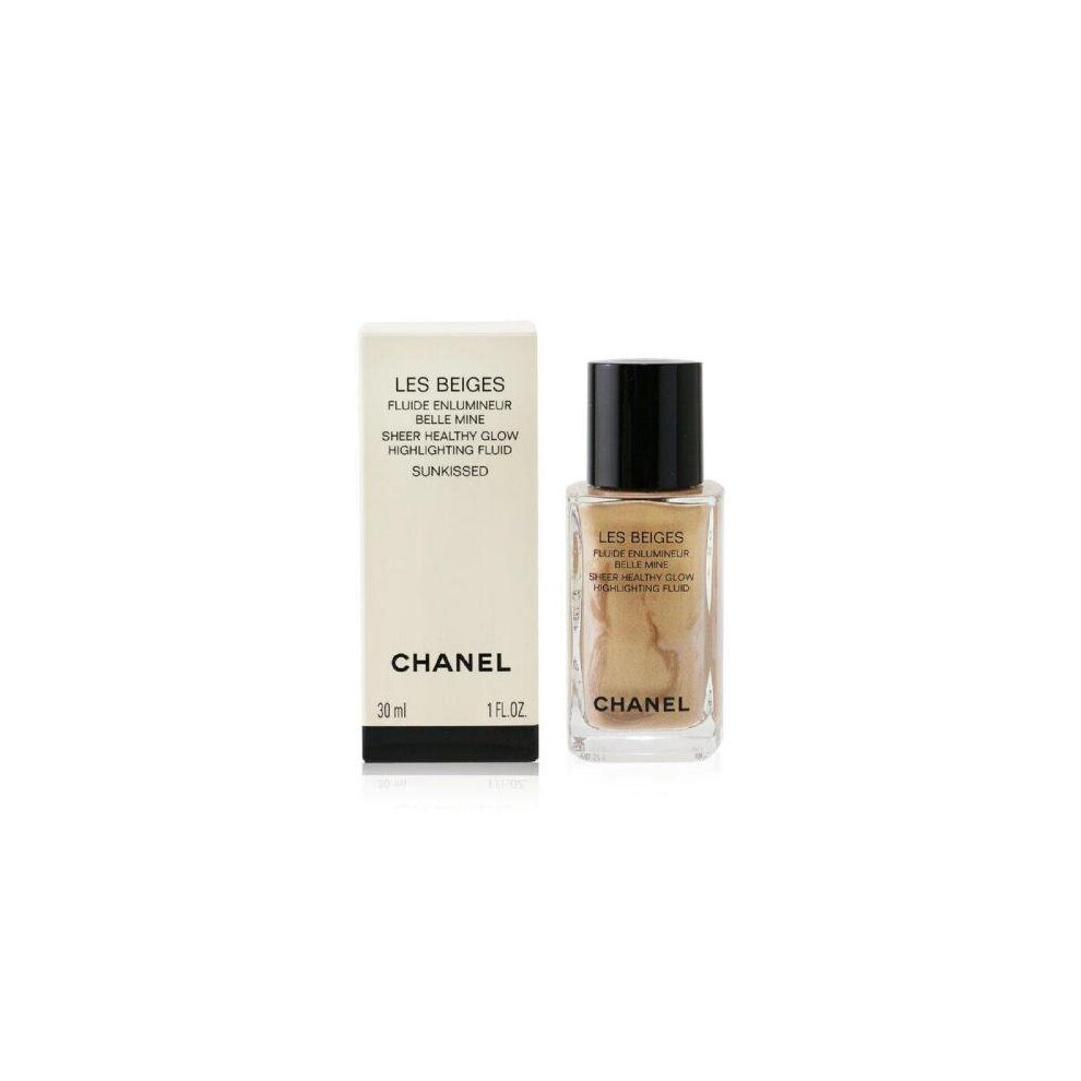 Chanel Les Beiges 1 Oz Sheer Healthy Glow Highlighting Fluid #Sunkissed