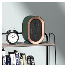 Ceramic Heater - Ceramic Plug in Fan Heater 2 Modes Safe Energy Saving Multiple Protection Low Noise Overheating Tilt Protection ( Color : Green )
