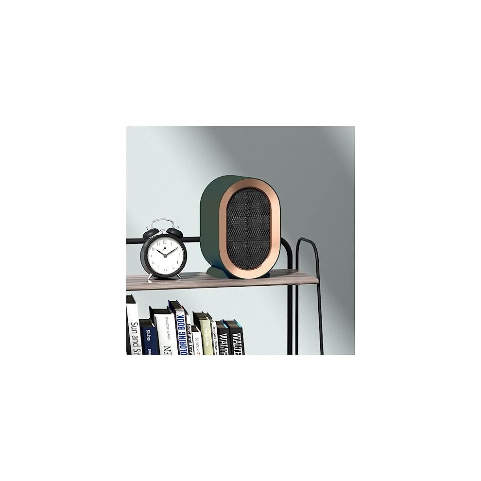 Ceramic Heater - Ceramic Plug In Fan Heater 2 Modes Safe Energy Saving Multiple Protection Low Noise Overheating Tilt Protection ( Color : ) Green
