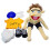 (#1) Jeffy Hand Puppet Boy Joseph Cody Soft Plush Toy 2