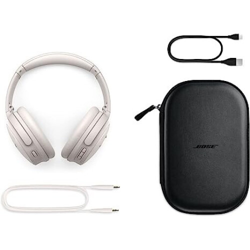 Bose (White Smoke) Bose QuietComfort 45 Wireless headset Headphones 2