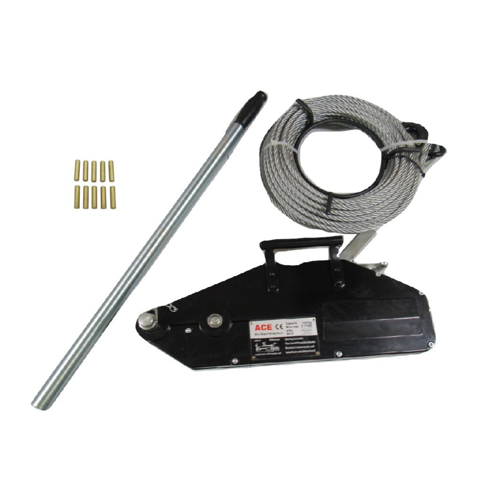 (3200KG, With Shear Pins) Wire Rope Pulling Hoist Winch (Shear Pins Lifting)-image-OPC-PBXBBJP-NEW