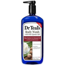 Gel Douche au Sel d'Epsom Pur, Beurre de Karité et Huile d'Amande et Huiles Essentielles