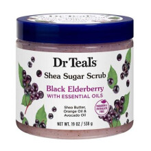Dr Teal'S Black Elderberry With Essential Oils 19 Oz Shea Sugar Scrub