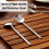 8-Pack, Stainless Steel Espresso Spoons, Mini Teaspoon Set, 5.3" 4