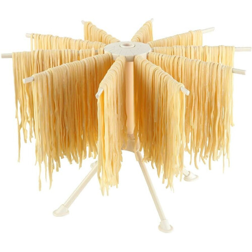 Collapsible Pasta Drying Rack, Plastic Collapsible Self Dryer Pasta Hanging Rack
