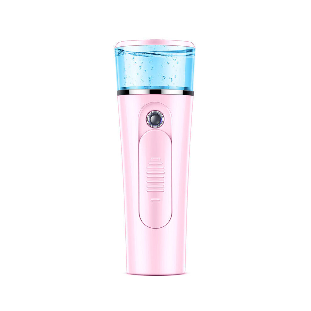 Gopatriot Memory Pink Nano Mist Handheld Ionic Facial Steamer Skin Care Beauty Instrument (Pink)
