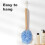 Loofah shower back scrubber with handle for shower sponge (blue) 6