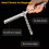 2-Pack Butterfly Comb Stainless Steel Folding Comb Styling Tool (Silver) 4