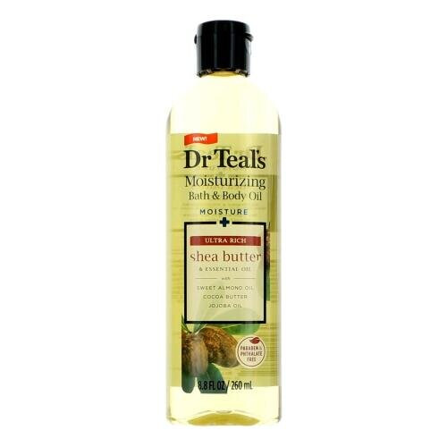 Dr. Teal's, Feuchtigkeitsspendendes Bad- & Körperöl, Sheabutter, 8,8 fl oz (260 ml)
