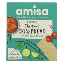 Amisa Chestnut Crispbread 100g ( pack of 12 )