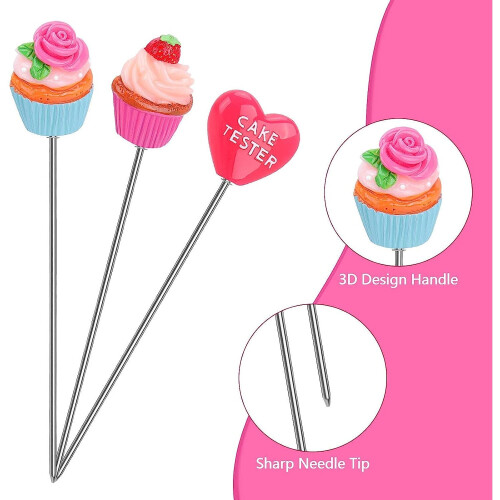 3 Pack Cake Tester Reusable Baking Tools 2