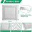 Square shower drain strainer Flat drain cover 3