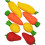 8 pack of fruit food erasers Educational fun erasers 6