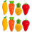 8 pack of fruit food erasers Educational fun erasers 2