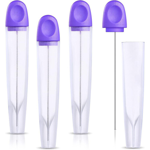 4pcs Stainless Steel Baking Tester with Lid Reusable Baking Tools