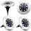 Solar Ground Lights 4-Pack, 8 LED Solar Powered Disc Lights (White) 2