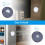 Motion Sensor Light, Cordless Battery Operated LED Night Light (Silver - White Light - 6 Pack) 4