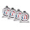 4 Pack Refrigerator Freezer Thermometer Large Dial Thermometer 1