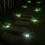 Solar Ground Lights 4-Pack, 8 LED Solar Powered Disc Lights (White) 5