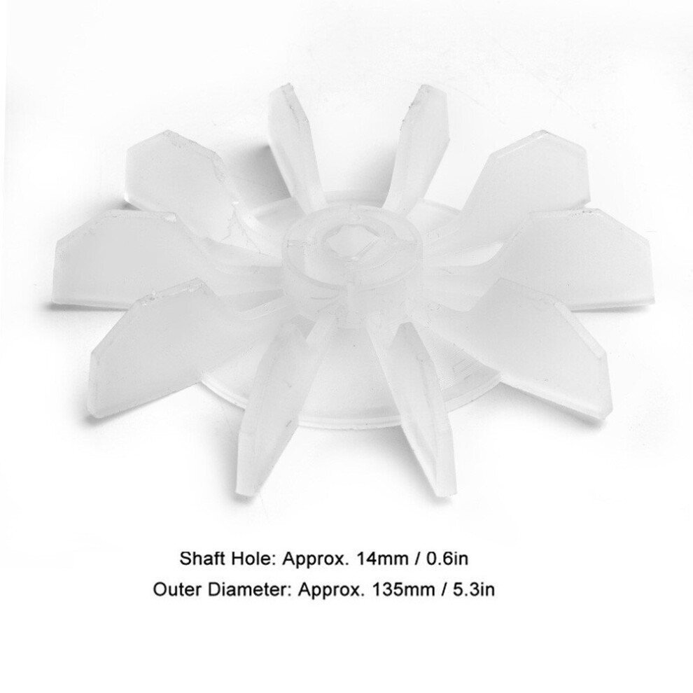 Air Compressor Fan Blade Direct On Line Motor 14Mm Shaft 135Mm Outer Diameter Fan Accessories 6224644052964