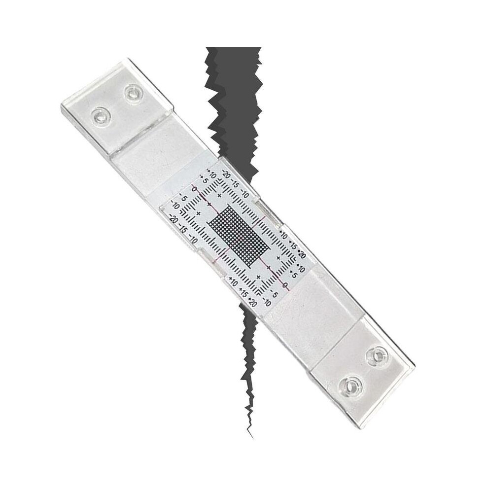 Crack Gauge Monitor Accurate Crack Monitoring Record Tool Tell-Tale Crack Measuring Tool For The Standard And Corner Cracks