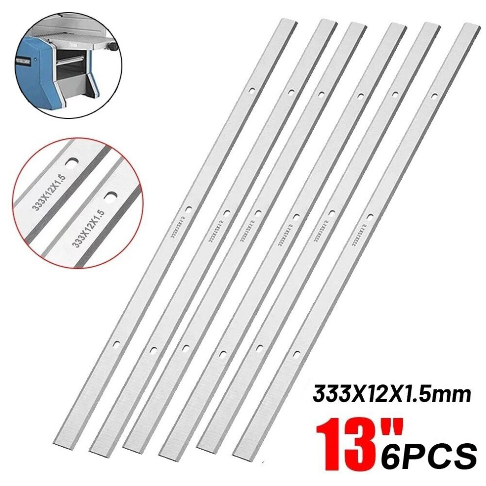 6PC 13\\''-1/2\\'\\' HSS Portable Planer Blades For Metabo DH330 DH316 Double Edge Set Parkside Multitool Accessories Tile Cutting