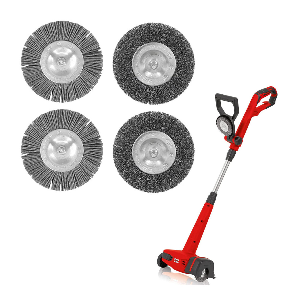 4 Pcs Electric Joint Brush Drill Brush Brushcutter EFB Model 2022 Joint Cleaner Against Weeds For Grass Trimming Garden Cleaning