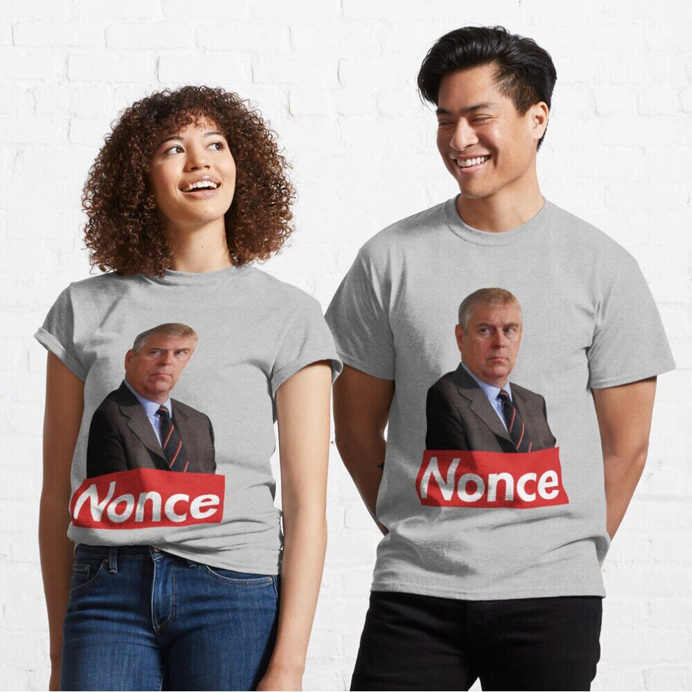 Mens Womens T-shirt Prince Andrew Nonce  Youth Toddler Short Sleeve Tee Tops Boys