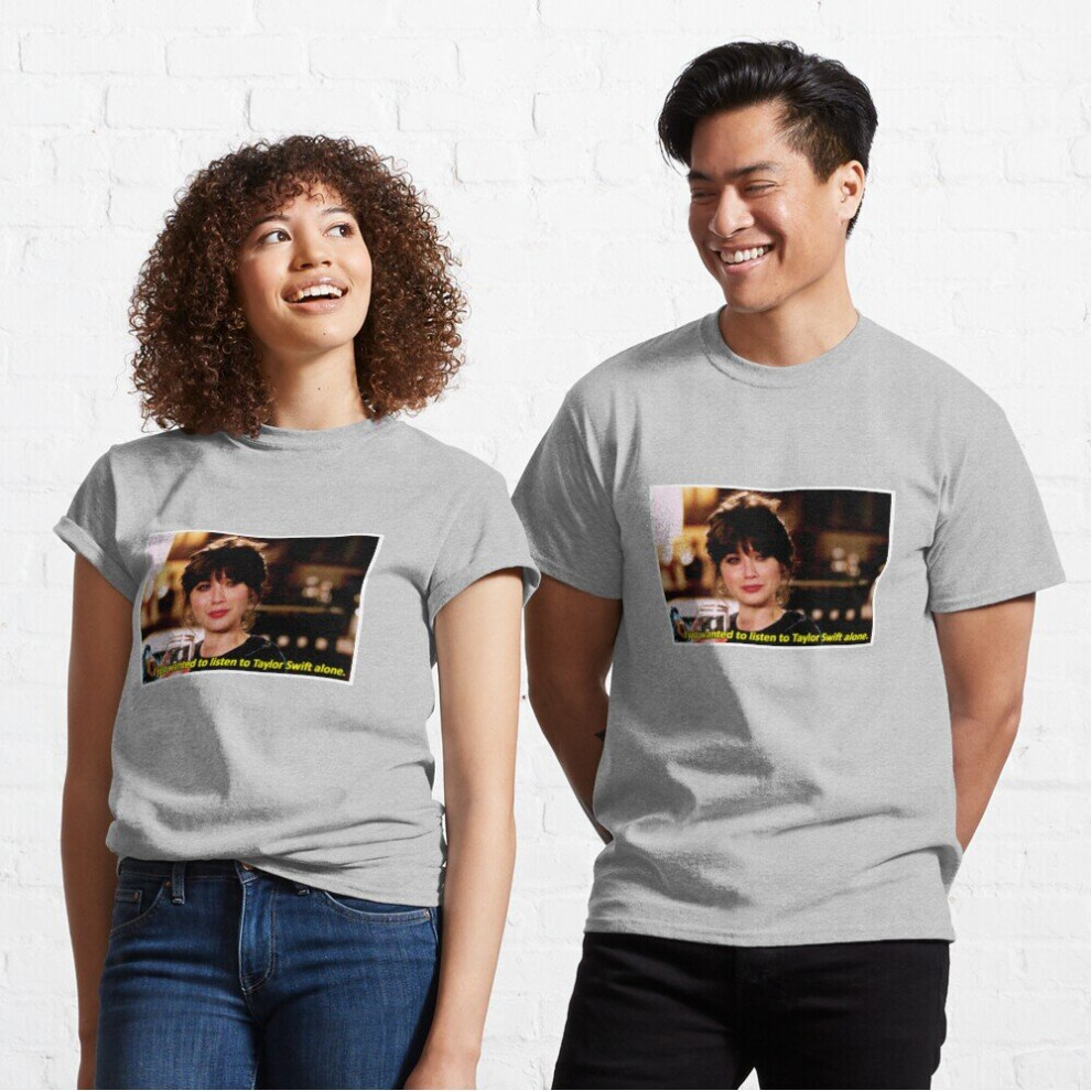 Mens Womens T-shirt I Just Wanted to Listen To Taylor Swift Alone Youth Toddler Short Sleeve Tee Tops Boys