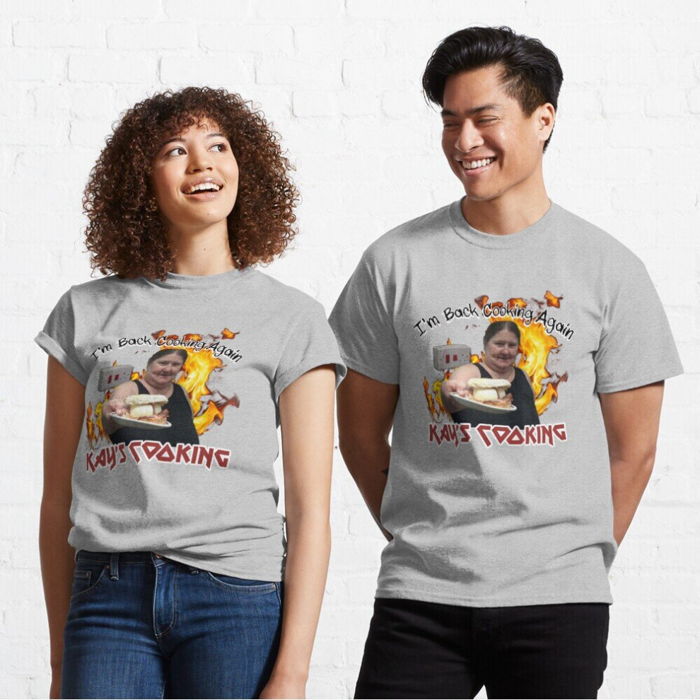 Famgem Mens Womens T-Shirt Kays Cooking - Im Back Cooking Again Youth Toddler Short Sleeve Tee Tops Boys