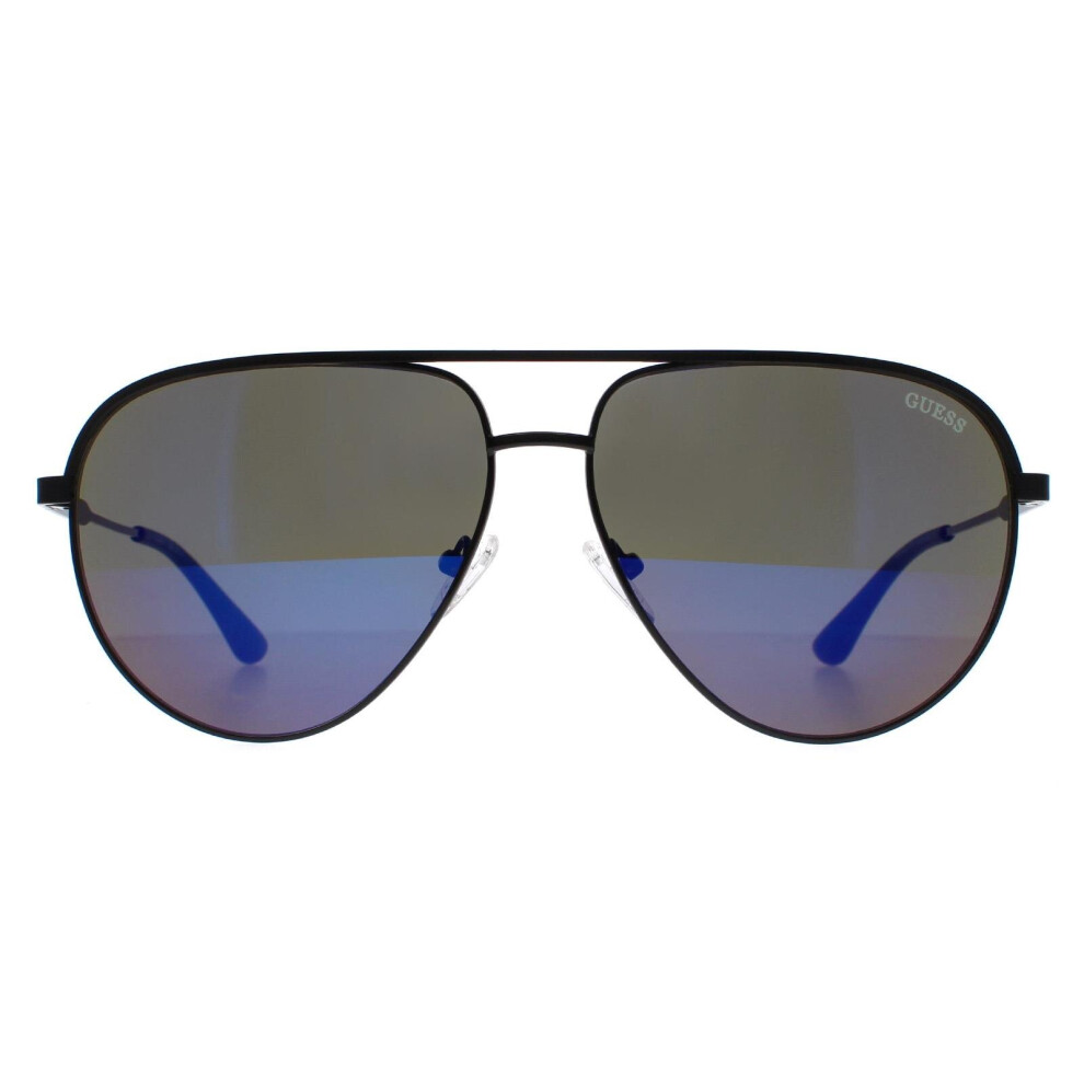 Aviator Black Blue Mirrored GF5083