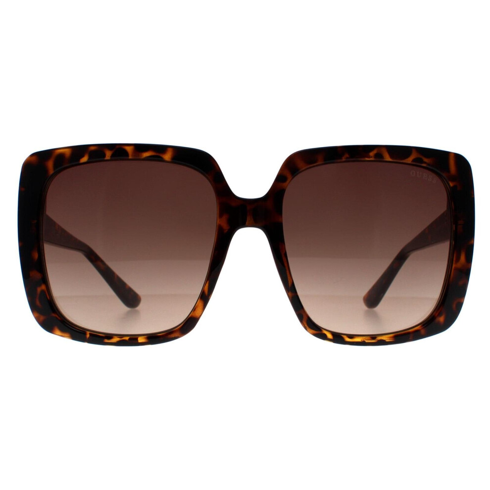 Guess Sunglasses GF6142 52F Black Brown Gradient