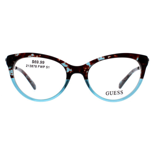 Guess Guess Glasses Frames GU2462-3 B24 Blue Women