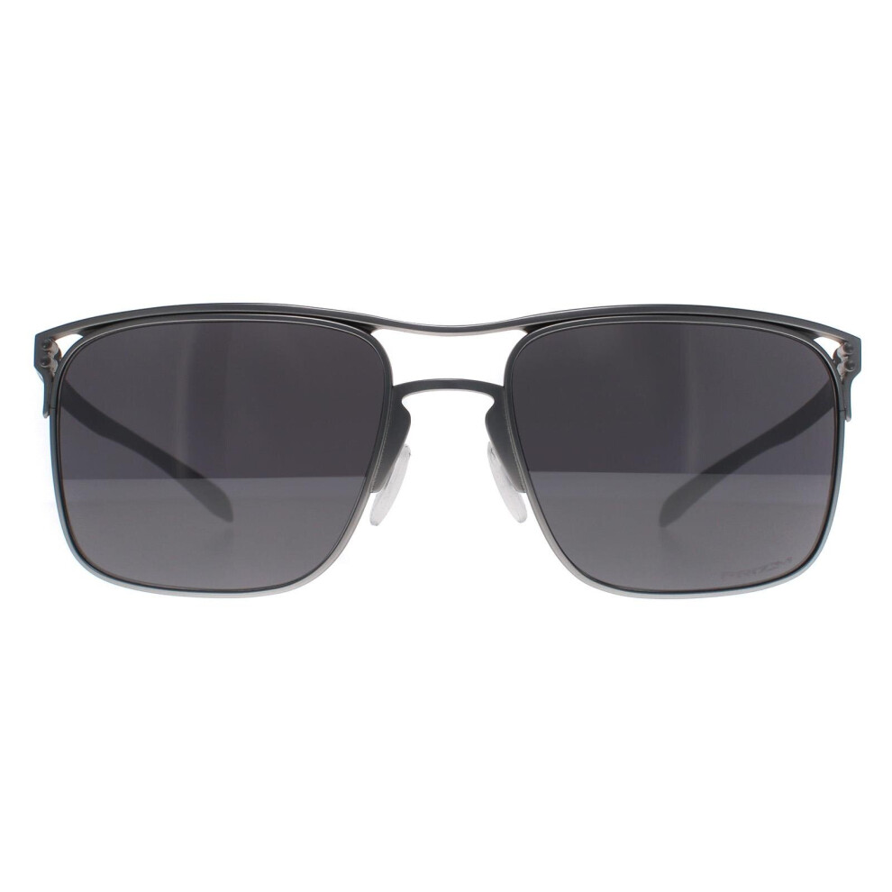 Oakley Sunglasses Holbrook TI OO6048-01 Satin Chrome Prizm Black