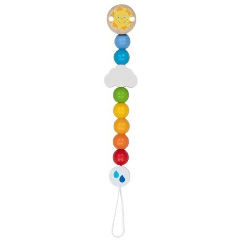 Goki Soother Chain - Rainbow