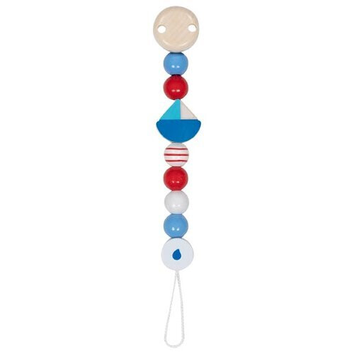 Goki Soother Chain - Boat
