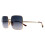 Ray-Ban Ray-Ban Sunglasses Square RB1971 914778 Polish Gold Blue Grey Gradient Polarized 2