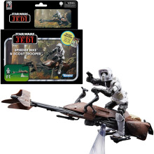 STAR WARS Vintage Collection Speeder Bike, Return of The Jedi 3.75-Inch Samlarfordon med Figur