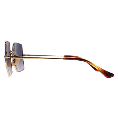 Ray-Ban Ray-Ban Sunglasses Square RB1971 914778 Polish Gold Blue Grey Gradient Polarized 2