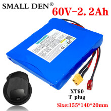 XT60-T plug- 16s1p 18650 60v 2200mah Lithium Rechargeable Battery for Self-balancing Electric Scooters and Unicycle